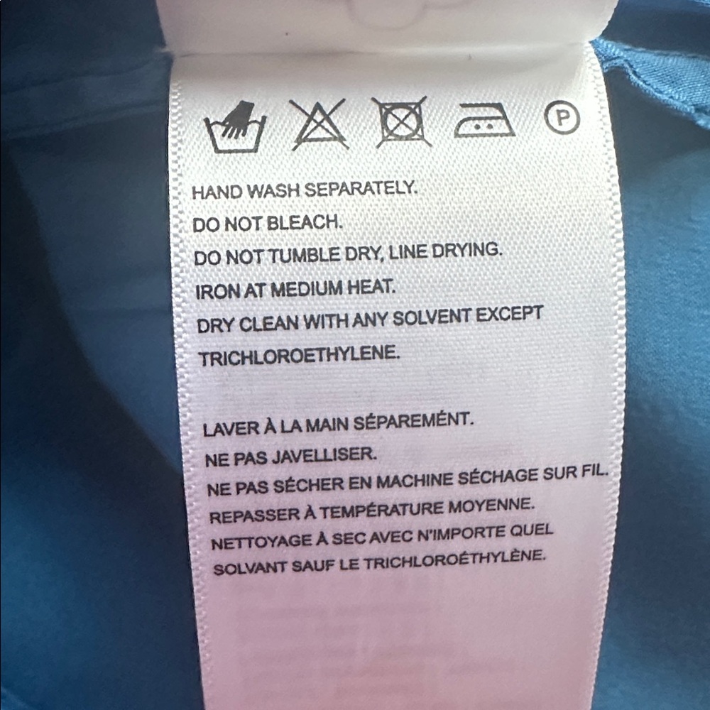 FARM Rio Blue Tropical Tapestry Layered V-Neck Dress NWT - Picture 9 of 10